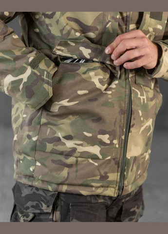 Тактична куртка бушлат Niacin Піксель з утеплювачем синтепон і підкладкою Omni-Heat водовідштовхувальна No Brand (315834909)