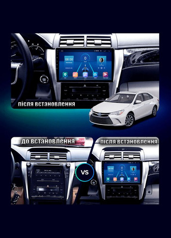 Штатная магнитола 10" для Toyota Aurion II 2012-2017 6/128Gb 4G Wi-Fi GPS Top Тойота 1 шт. Lesko (336194890)