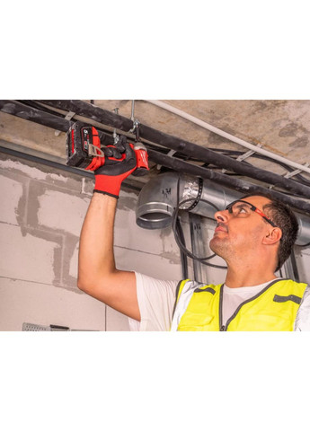 Гвинтоверт ударний акумуляторний M18 BLIDRC-402C 18В АКБ 2х4А·рік 0-3600об·хв 190Нм ЗП M12-18C жилет кейс 1.3кг Milwaukee (360393486)