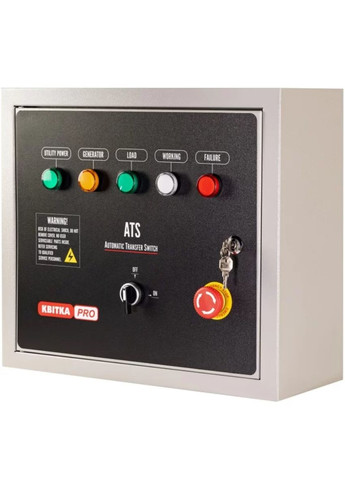 Блок автоматики ЦВЕТОК PRO ATS (15 кВт, 380 В) для генераторов (24682) КВІТКА (315765411)