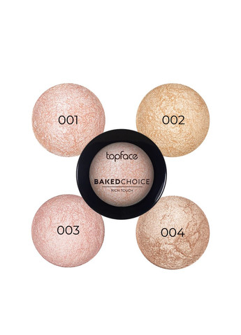 Хайлайтер для лица запеченный Baked Choice Rich Touch Highlighter № 101 Бежевый светлый TopFace (322775195)