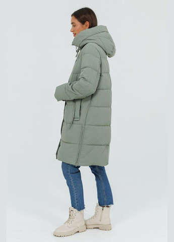 Оливкова зимня пуховик Lora