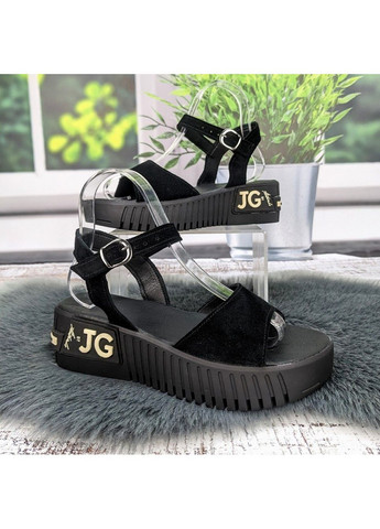 Черные босоножки женские Fashion с ремешком