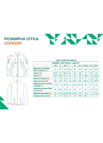 Комбінована демісезонна куртка condor-clothing summit softshell jacket olive drab No Brand
