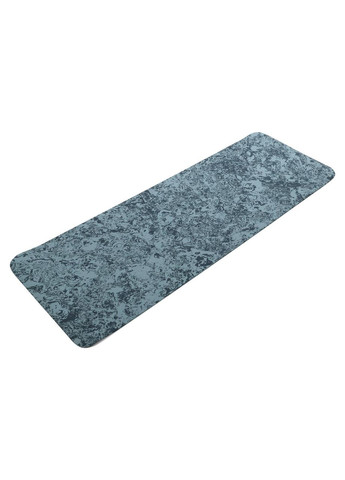 Килимок для фітнесу та йоги TPE 6мм (183x61x0,6см, Синій-сірий) (FI-3537_Синій-сірий) SP-Sport (361436594)