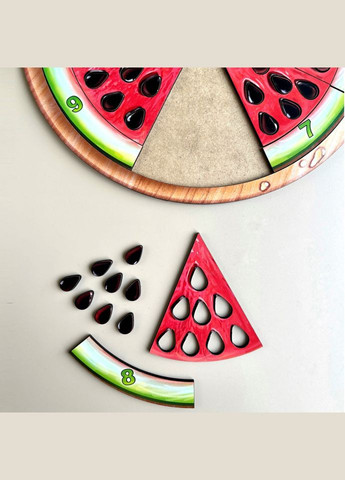 Деревянный пазл-сортер "Арбуз - 2" (ПСД171) PSD171 Ubumblebees (315023220)