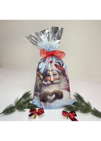 Новорічний подарунковий набір у пакеті з чашкою та солодощами No Brand (371813242)