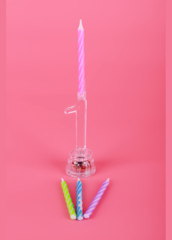Набір свічки +цифра LED Maxi 1 що світиться MX701007-1 (123456789168) shop (123456789168) No Brand (362976225)