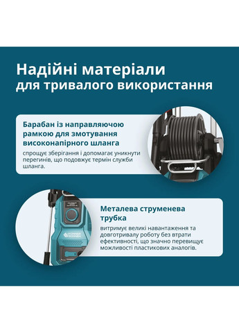 Мойка высокого давления KS 2000Вт 110-160бар 390л/год шланг 8м 16кг Konner&Sohnen (362212513)