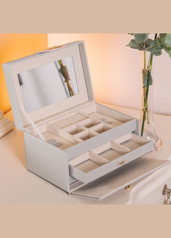 Кейс-скринька для прикрас на кнопці 22,5*15,5*13 см, Yiwu (328603045)