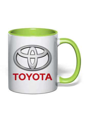 Чашка с печатью "Toyota" 330 мл (цвет салатовый) (32600) No Brand (363867213)