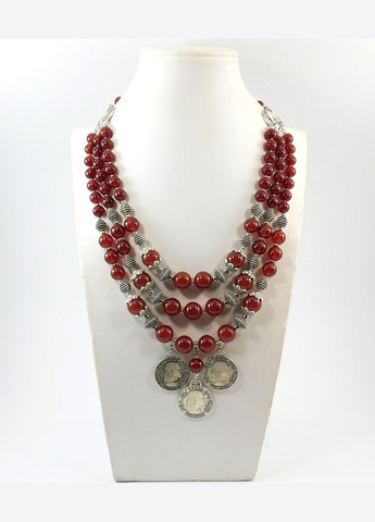 Ожерелье "Красное солнце" Сердолик Fursa fashion (322314152)