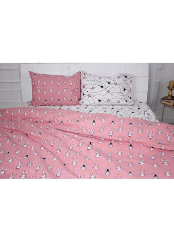 Постільна білизна Бязь 17-0528 Bunnies pink Двоспальний (2200003671735) Mirson (280435125)