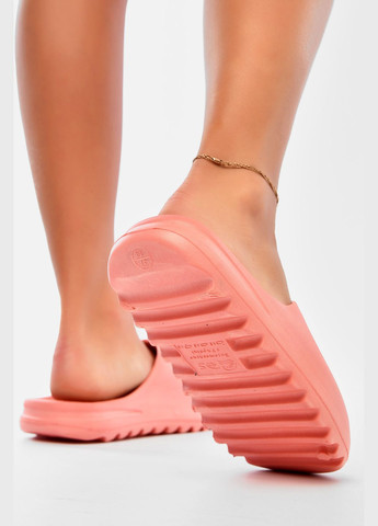 Персиковые шлепанцы пена женские персикового цвета Let's Shop
