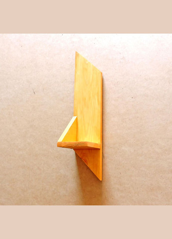 Настенная полка из дерева Эмпайр правая карри (НСП-100103) No Brand (328081124)