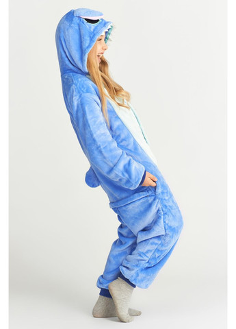 Піжама кігурумі дитяча Стіч синій 100 (95-105 см) Jamboo (371133706)
