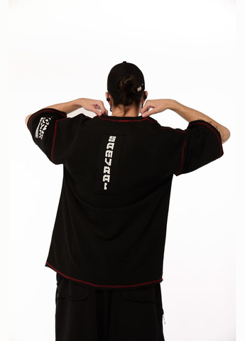 Чорна футболка sm-2419 ТУР