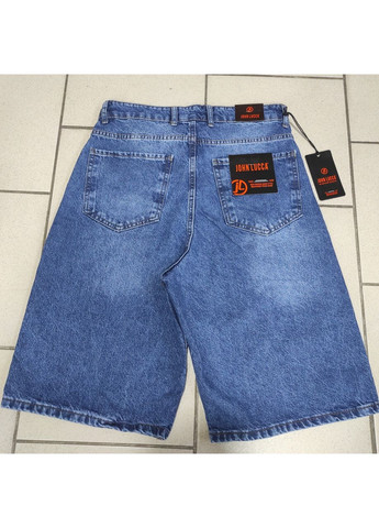 Шорти чоловічі джинсові баггі широкі без стрейчу 34 сині JOHN LUCCA (369012266)