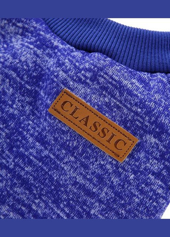 Кофта для собак и котов Navy Blue XL рябая синяя A: 39 см B: 48 см C: 29 см X-7114 Ecotoys (276394216)