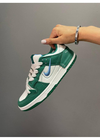 Білі Осінні кросівки чоловічі nike sb dunk low malachite найк сб данк No Brand