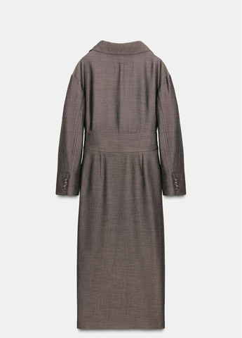 Сіро-коричнева сукня Zara однотонна