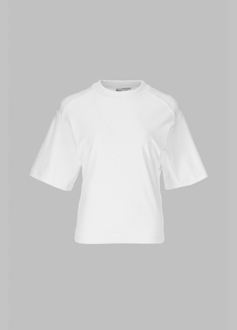 Белая летняя футболка Karol