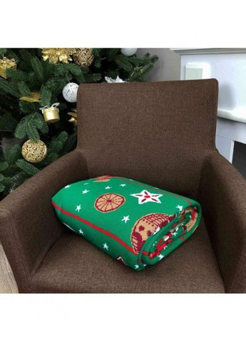 Плед новорічний Печиво Зелений 90х130 см (1256) Прованс (362135017)