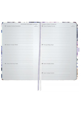 Щотижневик 125*195 2026 Partner Violet Whispers датований Axent (362206114)