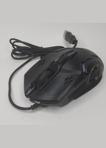 Проводная мышка для компьютера USB черная G5 с подсветкой No Brand (315141135)