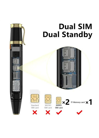 Мини мобильный телефон ручка 111 2 Home (362589902)