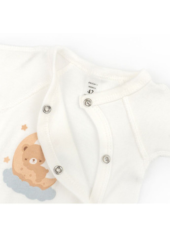 Комбінезон для немовлят на кнопках Teddy dream Молочний dexter's (370499864)