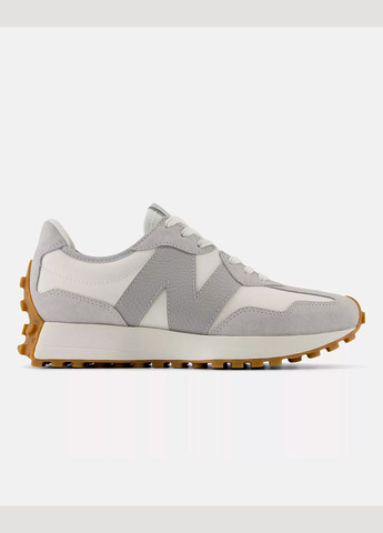 Кросівки жіночі 327 WS327NKC весна-літо замша текстиль сірі New Balance білі всесезони (325216470)