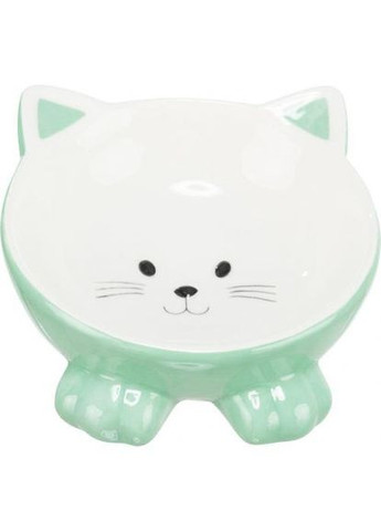 Миска Котик для котів, ергономічна, керамічна, 14 см, 150 мл (*) Trixie (322590027)