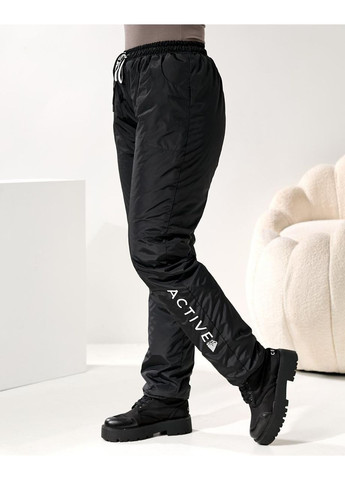 Штани на синтепоні, колір Чорний Fashion (372693165)