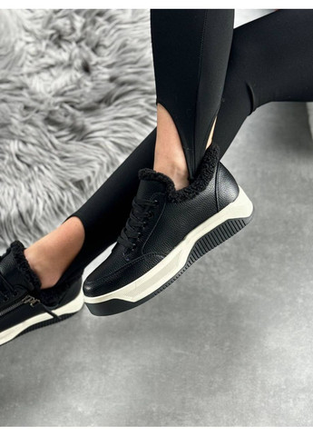 Зимові жіночі кросівки No Brand чорні зими (367165158)