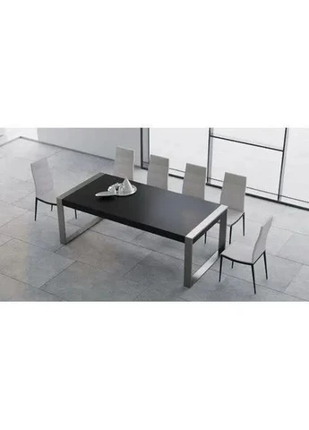 Обідній стіл LOFT для кухні та їдальні чорний (NS-1221) No Brand (396502970)