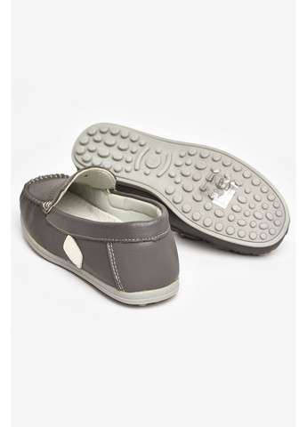 Мокасины детские для мальчика темно-серого цвета Let's Shop (373232128)