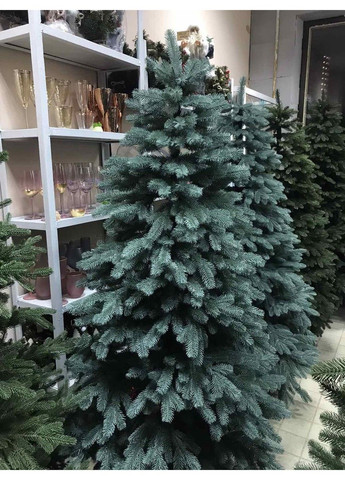 Искусственная пушистая елка Элит (высота 2.80 м) литая (Голубая) No Brand (332635973)