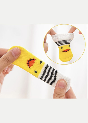 Шкарпетки для котів Pet Style "візерунок" Блакитні 4 No Brand - (323236093)