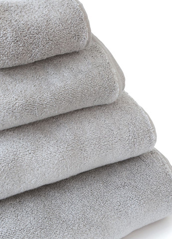 Рушник "Ніжність" 50x90 см MVM однотонний світло-сірий