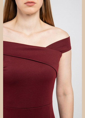 Бордова сукня жіноча вечірня бордова по фігурі mkeng3036-1 Modna KAZKA