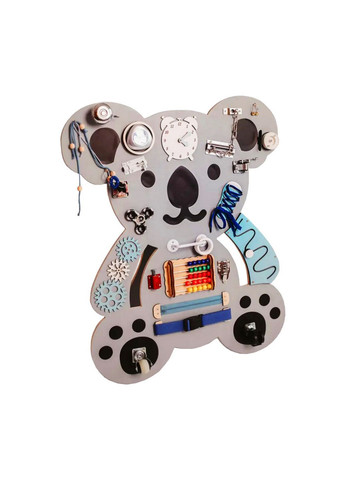 Развивающая игрушка бизиборд "коала" No Brand (282581602)