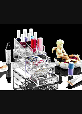 Органайзер для косметики Diamond прозрачный BoxUp FT-029 (323221581)