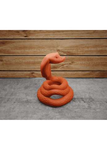 Статуэтка Змея "Смешной удав", символ 2025 года. Белая ЗаСвіт (369718796)