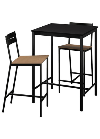 Барний стіл і 2 табурета ІКЕА SANDSBERG / SANDSBERG 67х67 см (s39420420) IKEA (278408296)