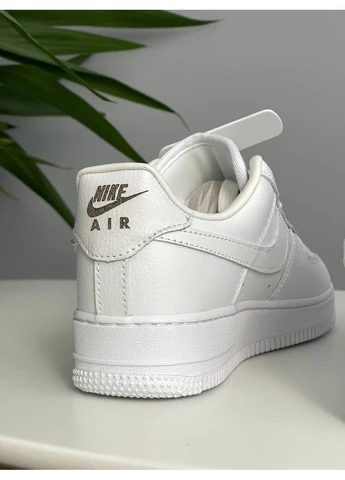 Кросівки жіночі і чоловічі Nike Air Force 1 Low Molten Metal Silver White | Найк Еір Форс 1 білі No Brand білі демісезони (381733968)
