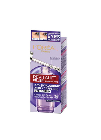 L'Oreal Paris Сироватка-філер Revitaliftt для шкіри навколо очей, 20 мл () — Крем, Франція (328394136)