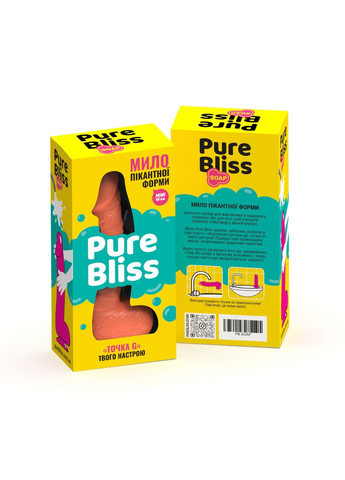 Мыло член на присоске MINI коралловое, 15 см Pure Bliss (298936575)