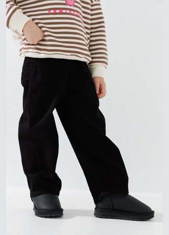 Черные демисезонные джинсы для девочки 59673 116 см черный (2000990721143d) shop (2000990721143) Pitiki