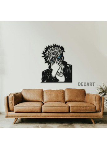 Деревянное панно на подарок Сатору Годжо 2 90х73 см Decart (360610132)